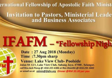IFAFM Fellowship Night IFAFM Fellowship Night